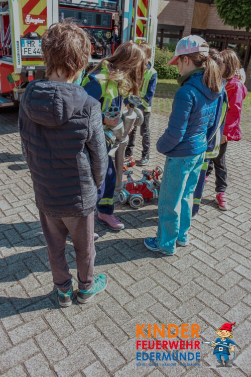 Übungsdienst der Kinderfeuerwehr