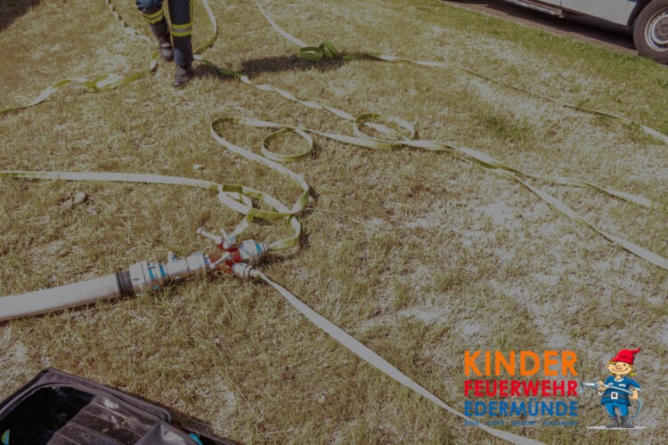 Übungsdienst der Kinderfeuerwehr