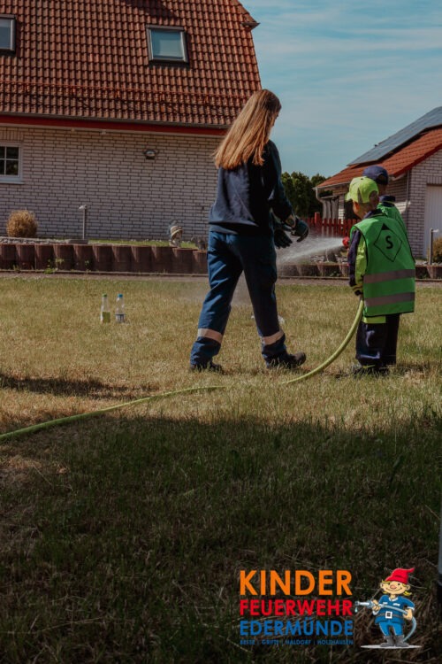 Übungsdienst der Kinderfeuerwehr