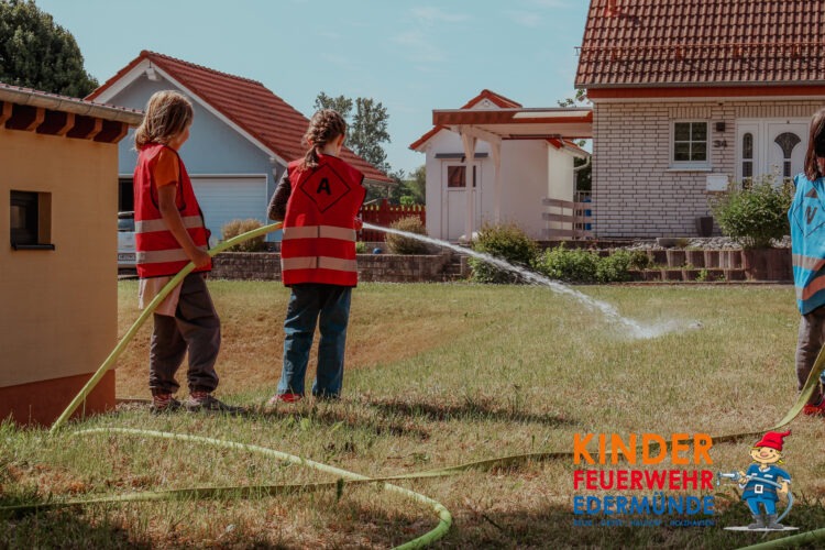 Übungsdienst der Kinderfeuerwehr
