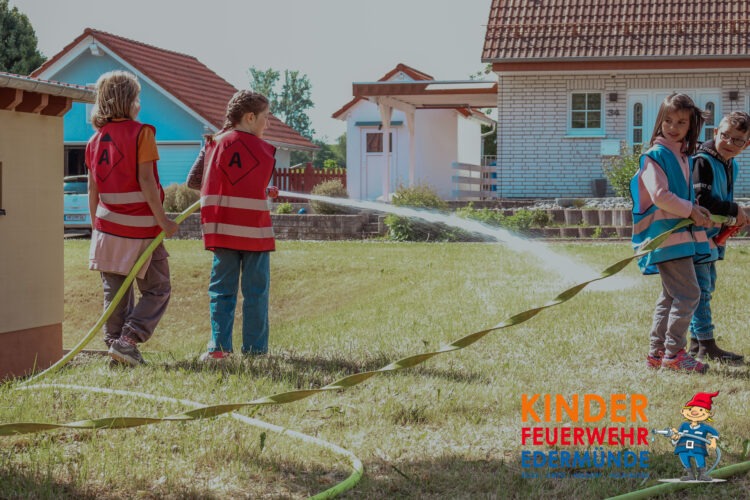 Übungsdienst der Kinderfeuerwehr