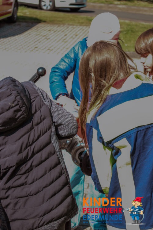 Übungsdienst der Kinderfeuerwehr