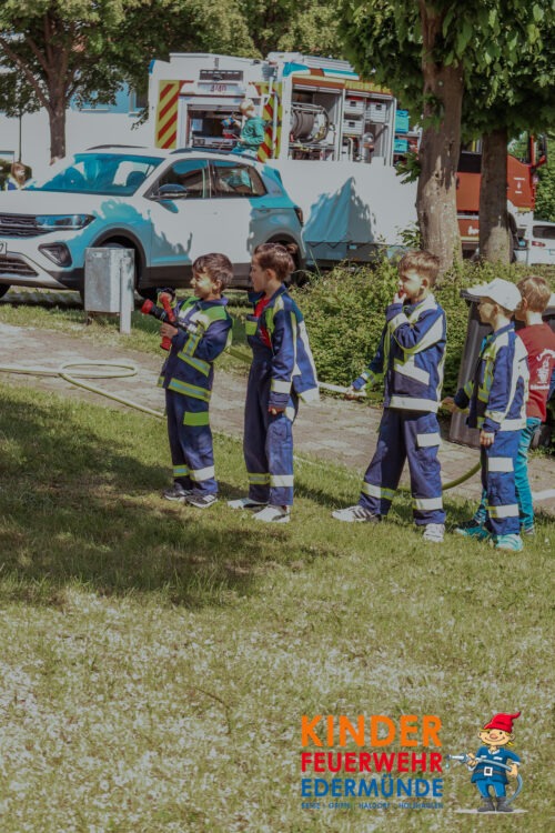 Übungsdienst der Kinderfeuerwehr