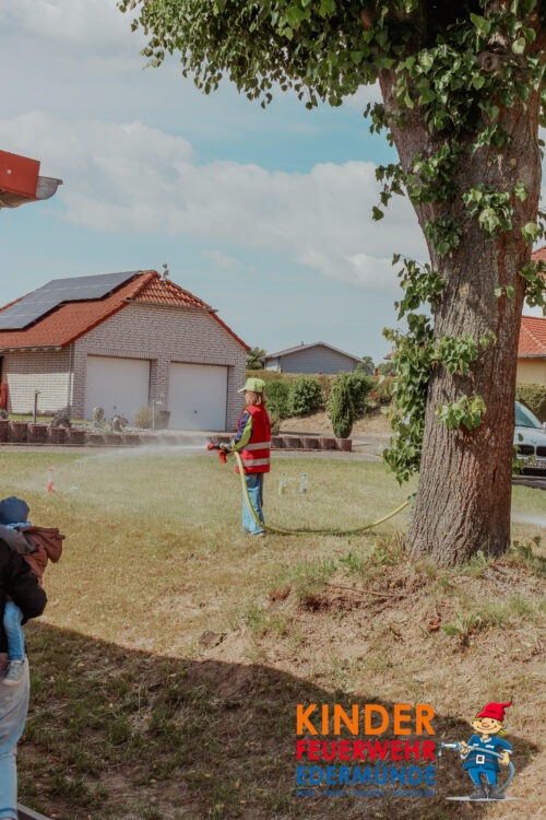Übungsdienst der Kinderfeuerwehr