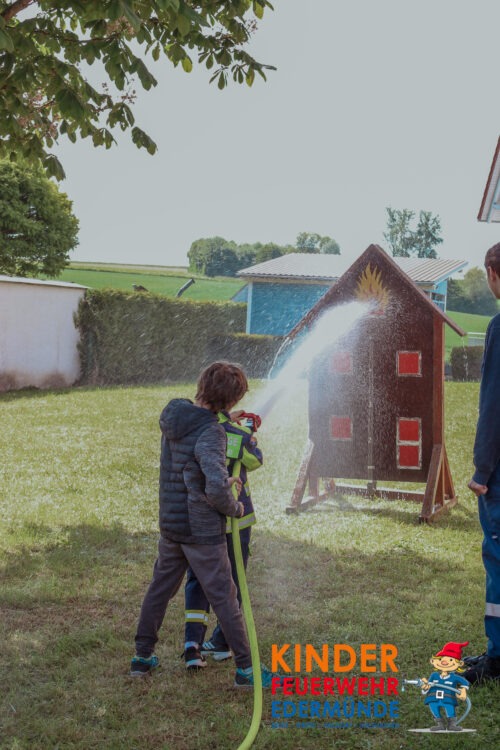 Übungsdienst der Kinderfeuerwehr