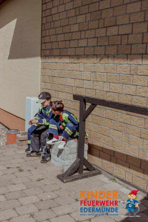 Übungsdienst der Kinderfeuerwehr