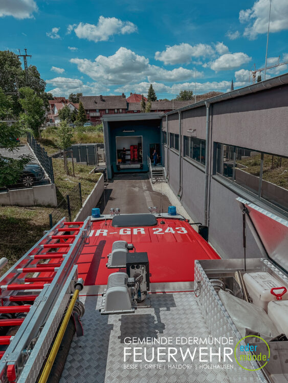 Brand im Aldi