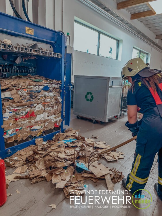 Brand im Aldi