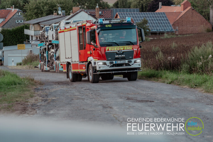 Übungsdienst in Holzhausen