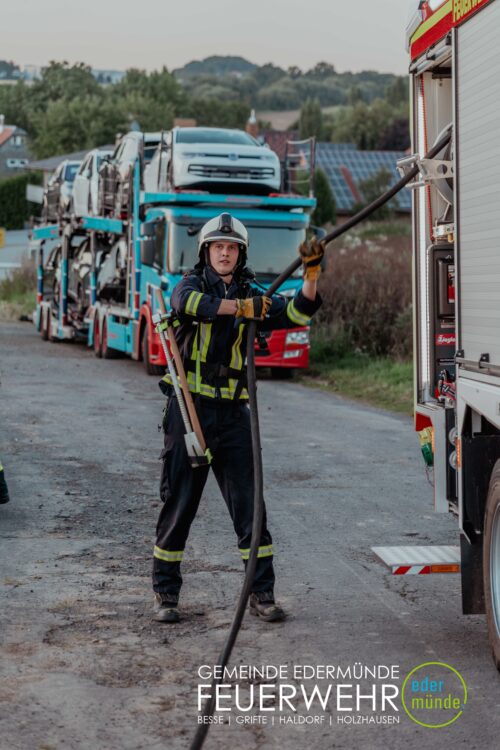 Übungsdienst in Holzhausen