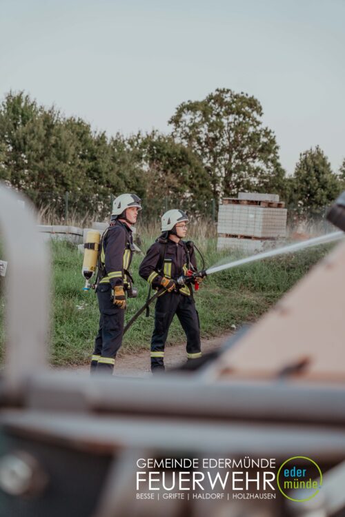 Übungsdienst in Holzhausen