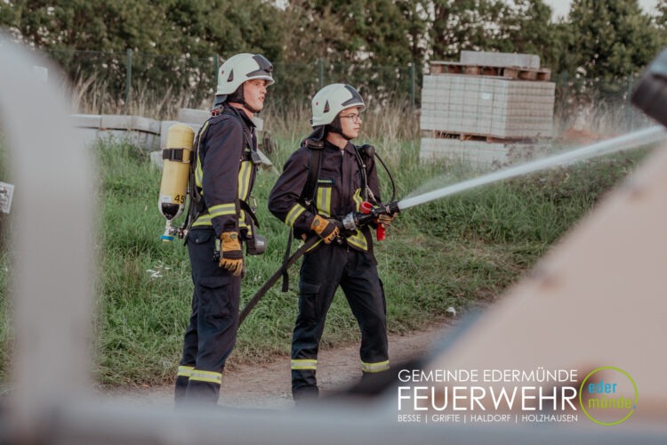 Übungsdienst in Holzhausen