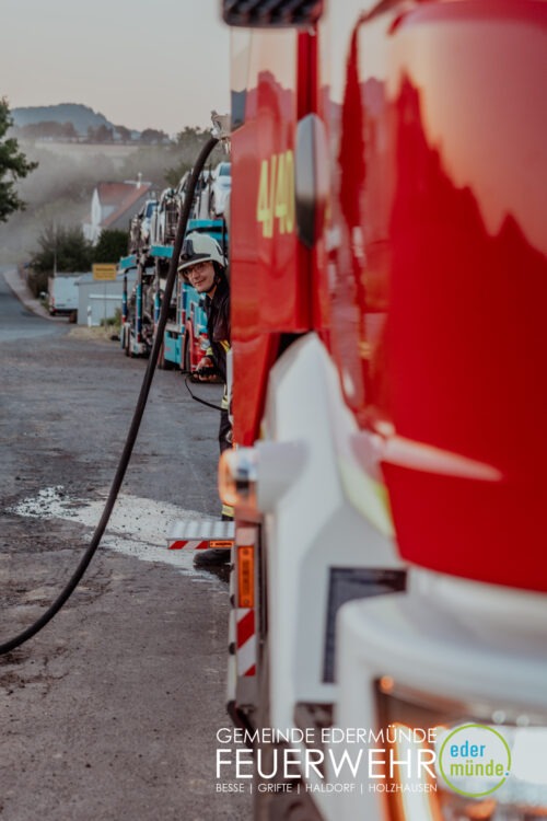 Übungsdienst in Holzhausen