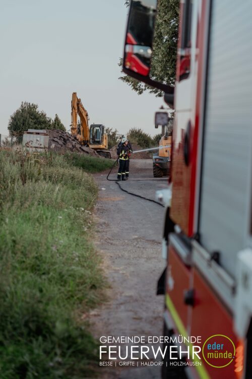 Übungsdienst in Holzhausen