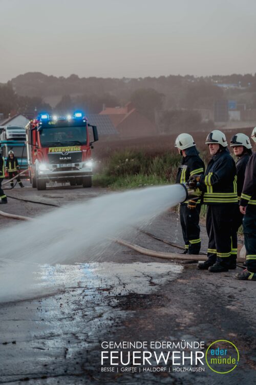 Übungsdienst in Holzhausen