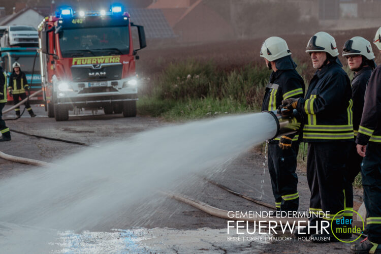 Übungsdienst in Holzhausen