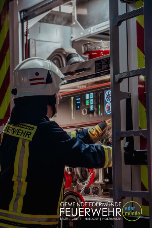 Übungsdienst in Holzhausen