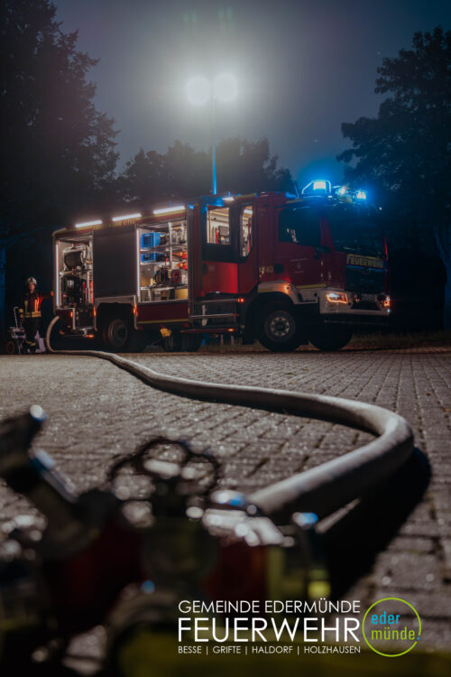 Übungsdienst in Holzhausen