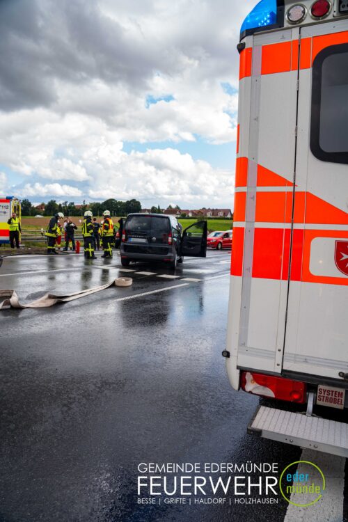 Verkehrsunfall in Edermünde Holzhausen