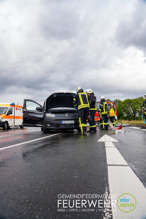 Verkehrsunfall in Edermünde Holzhausen