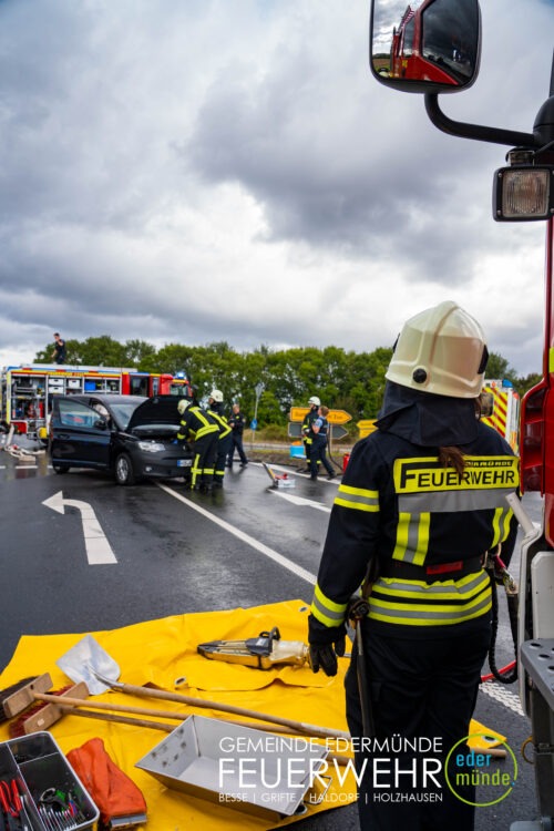 Verkehrsunfall in Edermünde Holzhausen