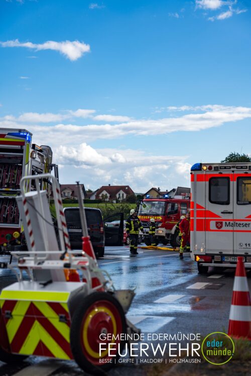 Verkehrsunfall in Edermünde Holzhausen