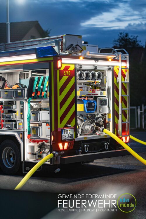 Übungsdienst mit dem neuen MLF in Haldorf