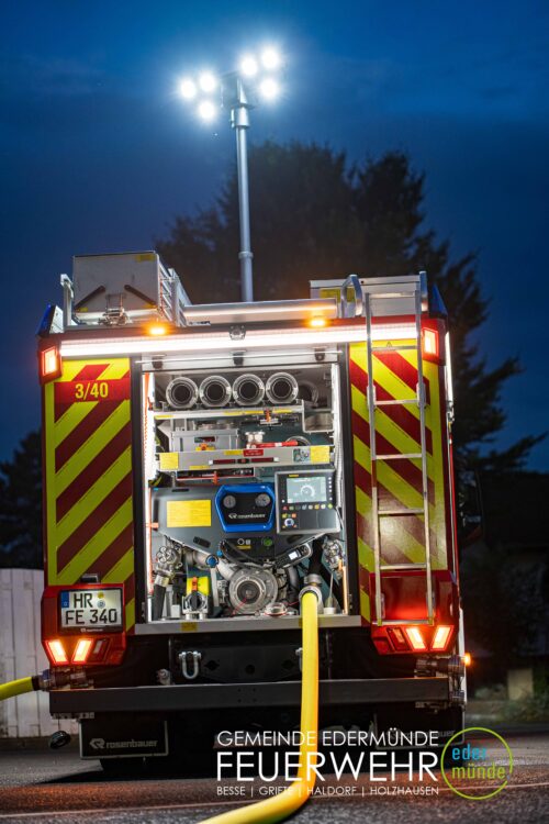 Übungsdienst mit dem neuen MLF in Haldorf