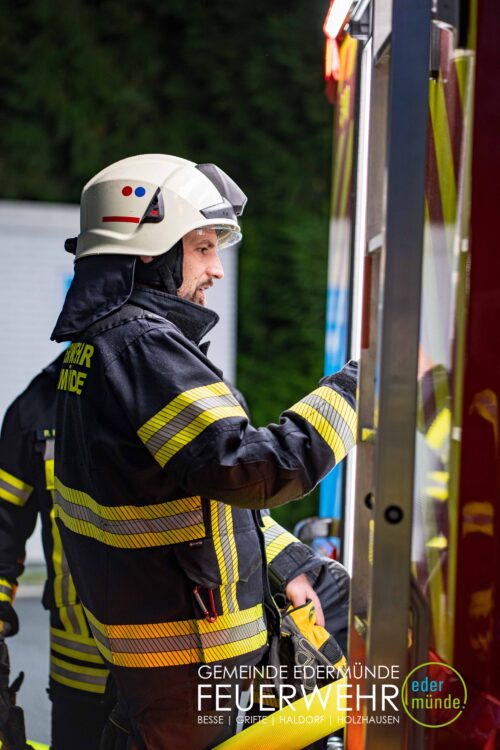 Übungsdienst mit dem neuen MLF in Haldorf
