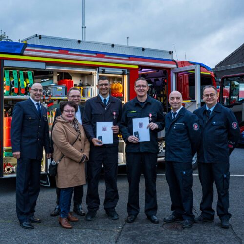 Einweihung des neuen Fahrzeuges