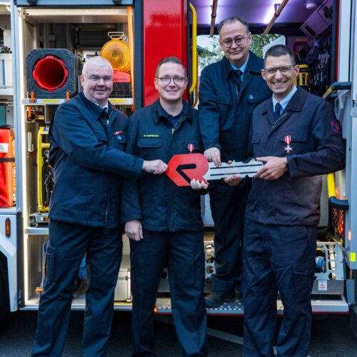 Einweihung des neuen Fahrzeuges