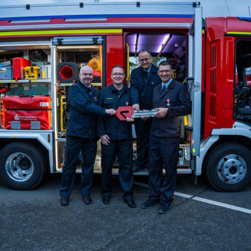 Einweihung des neuen Fahrzeuges