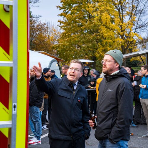 Einweihung des neuen Fahrzeuges