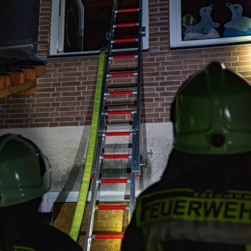 Übungsdienst mit der Feuerwehr Guxhagen