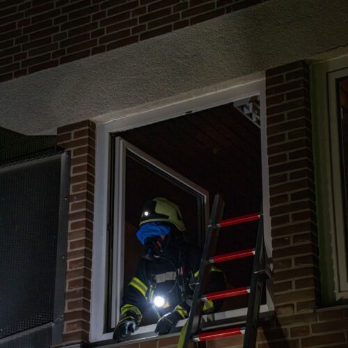 Übungsdienst mit der Feuerwehr Guxhagen
