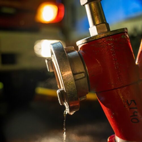 Übungsdienst mit der Feuerwehr Guxhagen