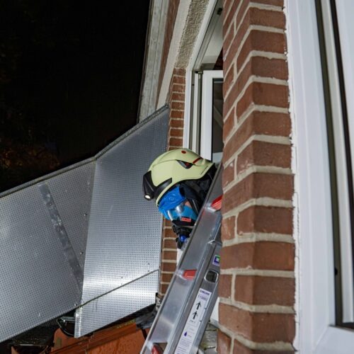 Übungsdienst mit der Feuerwehr Guxhagen