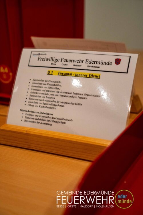 Übung mit dem Unwettermodul in Edermünde