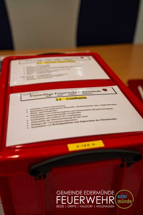 Übung mit dem Unwettermodul in Edermünde