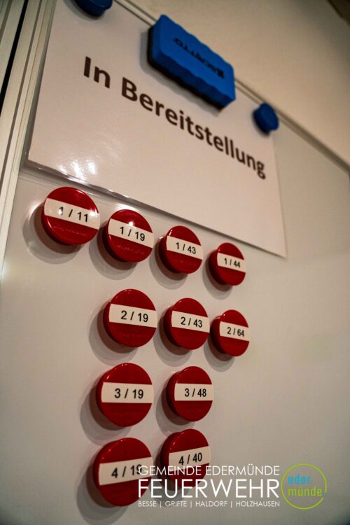 Übung mit dem Unwettermodul in Edermünde