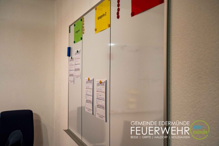 Übung mit dem Unwettermodul in Edermünde